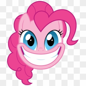 Pinkie Pie Pink Face Facial Expression Nose Cartoon - Pinkie Pie Png Gif, Transparent Png - cartoon pie png