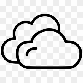 Clouds - Line Art, HD Png Download - thin clouds png