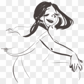 Girl Dancing Sketch - Sketch, HD Png Download - sketches png