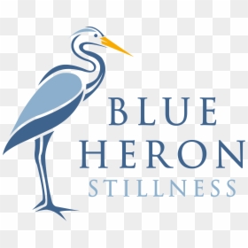 Blue Heron Stillness - Blue Heron Logo, HD Png Download - blue heron png