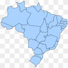 Mapa Do Brasil Editavel, HD Png Download - mapa do brasil png