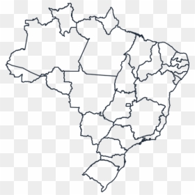 Imagem Do Mapa Do Brasil - Brazil Map Vector Png, Transparent Png - mapa do brasil png
