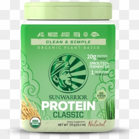 Sunwarrior Classic Protein, HD Png Download - rice plant png