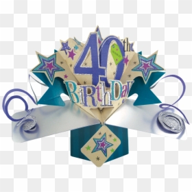 Product Images Of, HD Png Download - 40th birthday png