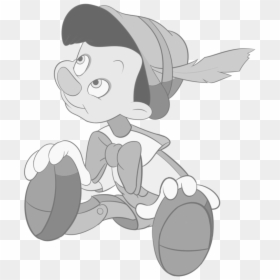 Pinocchio Png - Pinocchio Black And White, Transparent Png - pinocchio nose png