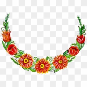 Shradhanjali Flowers Image Png, Transparent Png - fall wreath png