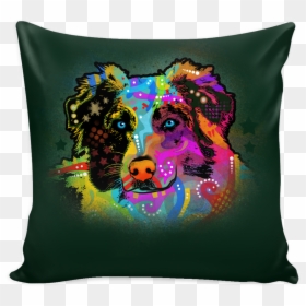 Australian Shepherd Pillow, Multiple Colors - America With South African Roots, HD Png Download - australian shepherd png