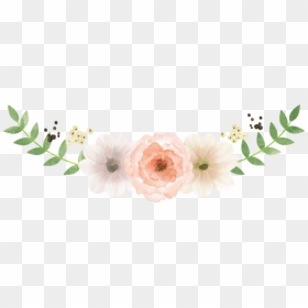 Picture - Flower Decorative Border, HD Png Download - flower headband png