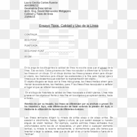 Document, HD Png Download - linea punteada png