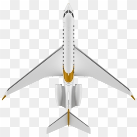 Global 8000 Top View - Global Express Top View, HD Png Download - airplane wing png
