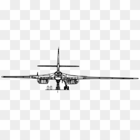 Angle,symmetry,wing - Tu 160, HD Png Download - airplane wing png