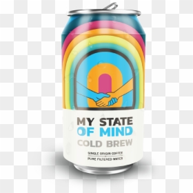 My State Of Mind Cold Brew, HD Png Download - coffee top view png