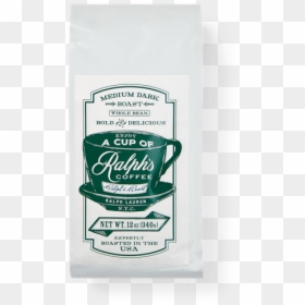 Tin Of Ralph"s Roast Blend Coffee - Ralphs Coffe, HD Png Download - coffee top view png