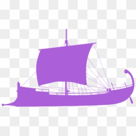 Ship Boat Silhouette, HD Png Download - ship silhouette png