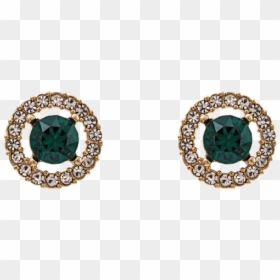 Earrings, HD Png Download - emerald gem png