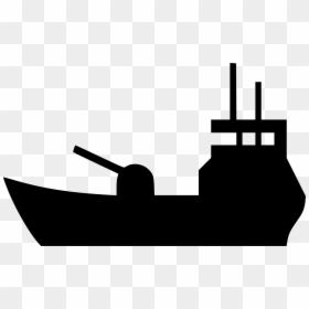 Ship, HD Png Download - ship silhouette png