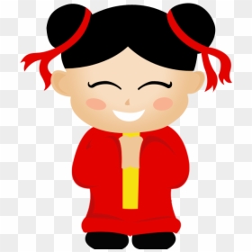 Thumb Image - Chinese Girl Clipart Png, Transparent Png - person cartoon png