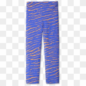 Leggins African Stripes Blue Orange 2, HD Png Download - vertical stripes png
