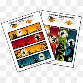 On A Fun Note, Here Are Some Halloween Bookmarks For - Blog, HD Png Download - bulletin png