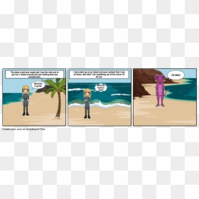 Storyboard Of A Hurricane, HD Png Download - plane cartoon png