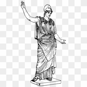 Athena Minerva Ancient Free Photo - Greek Statue Clipart, HD Png Download - ancient greece png