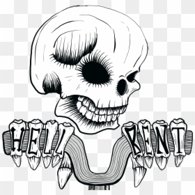 Illustration, HD Png Download - biker skull png