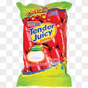 Tender Juicy Hotdog Cocktail, HD Png Download - hotdog.png