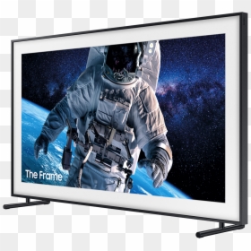 Samsung Qe55q60ra 55 Qled 4k, HD Png Download - old tv frame png