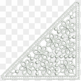 Dantel Clipart, HD Png Download - flower lace png