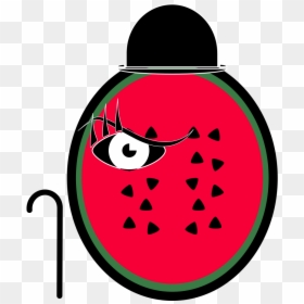 Sandía Suicida, HD Png Download - watermelon cartoon png