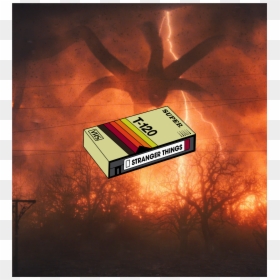Image Of Stranger Things Vhs Bootleg - Mind Flayer Stranger Things, HD Png Download - stranger things christmas lights png