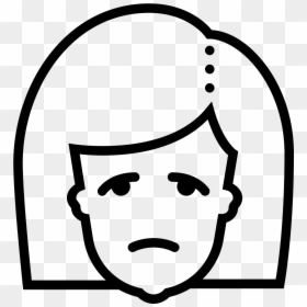 Mujer Triste Icon - Icon, HD Png Download - triste png