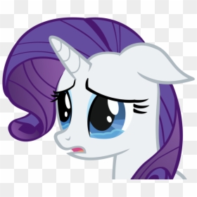 My Little Pony Rarity Triste, HD Png Download - triste png