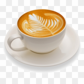 Latte Art White Coffee Drink - Coffee With White Background, HD Png Download - coffee art png