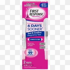 First Response Test And Confirm 2 Pack - First Response Pregnancy Test Walmart, HD Png Download - positive pregnancy test png