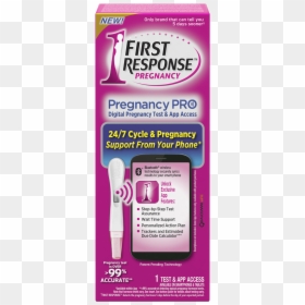 First Response Pregnancy Pro Test - Know Your Pregnant Apps, HD Png Download - positive pregnancy test png