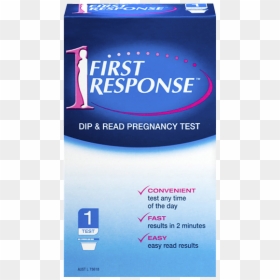 First Response Dip & Read 3 Test, HD Png Download - positive pregnancy test png
