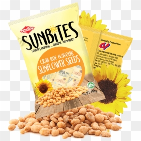 Sunbites Crab Roe Sunflower Seeds - Seed, HD Png Download - sunflower seeds png