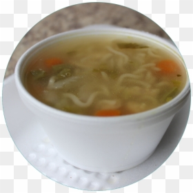 Ckn Ndl Soup1 Circle - Noodle Soup, HD Png Download - chicken soup png