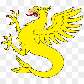 File - Heraldic Figure - Fishtail Griffin - Svg - Griffin - Heraldic Griffin, HD Png Download - fish tail png