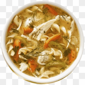 Chicken With Noodle Soup, HD Png Download - chicken soup png