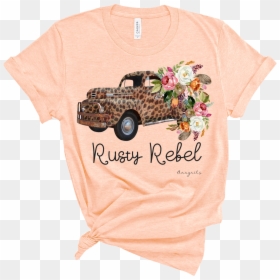 Rusty Rebel - Antique Car, HD Png Download - rusty car png
