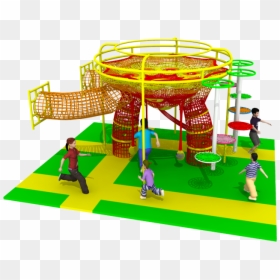 Rainbow Tree Swing - Playground, HD Png Download - tree swing png