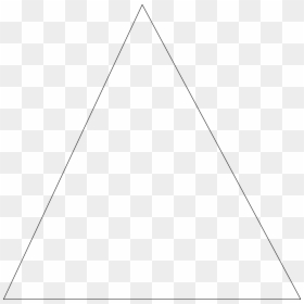Triangle Png - Line Art, Transparent Png - grey triangle png