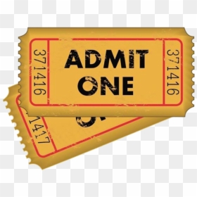 Buy Tickets For Inevitable - Admit One Ticket Png, Transparent Png - ticket stub png