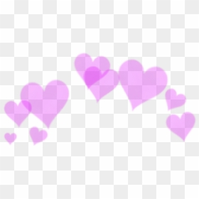 #lovely #girly #hearts #corazones #tiara #3d #whatsapp - Overlay Corazones Transparentes Png, Png Download - corazon png transparente