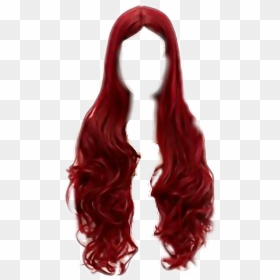 #hair #red #wig - Lace Wig, HD Png Download - red wig png