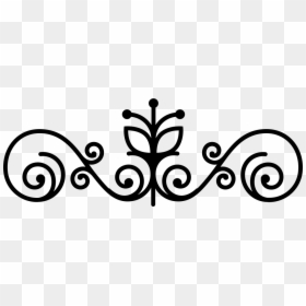 Floral Curves And Swirls Design - Curve Design, HD Png Download - swirls design png