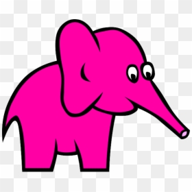 Pink Elephant Sticker Pack Messages Sticker-0 - Don T Think About A Pink Elephant, HD Png Download - pink elephant png