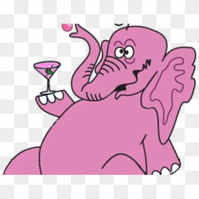 Pictures Of Pink Elephants, HD Png Download - pink elephant png
